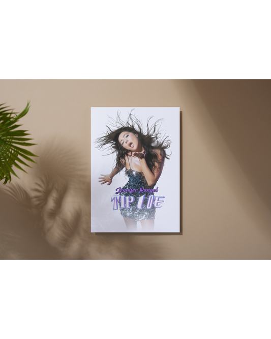 White Tip Toe Signed Poster