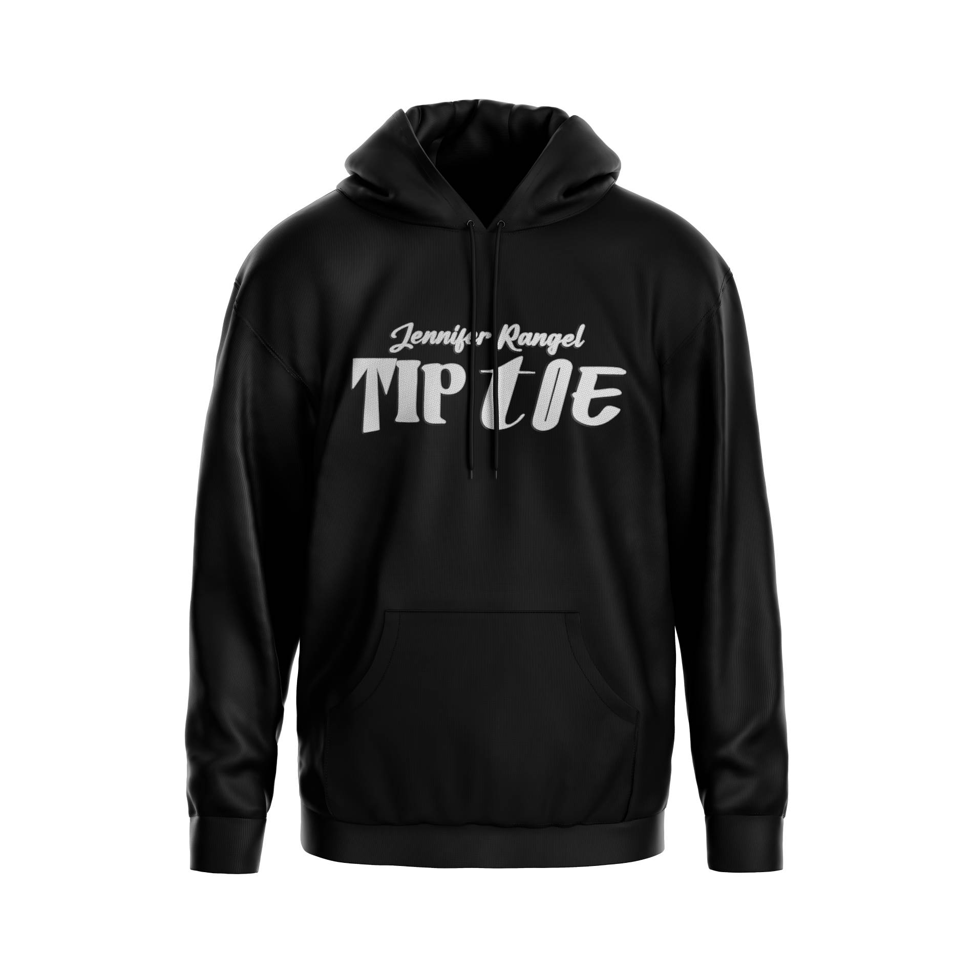 Black Tip Toe Hoodie – Jennifer Rangel Shop