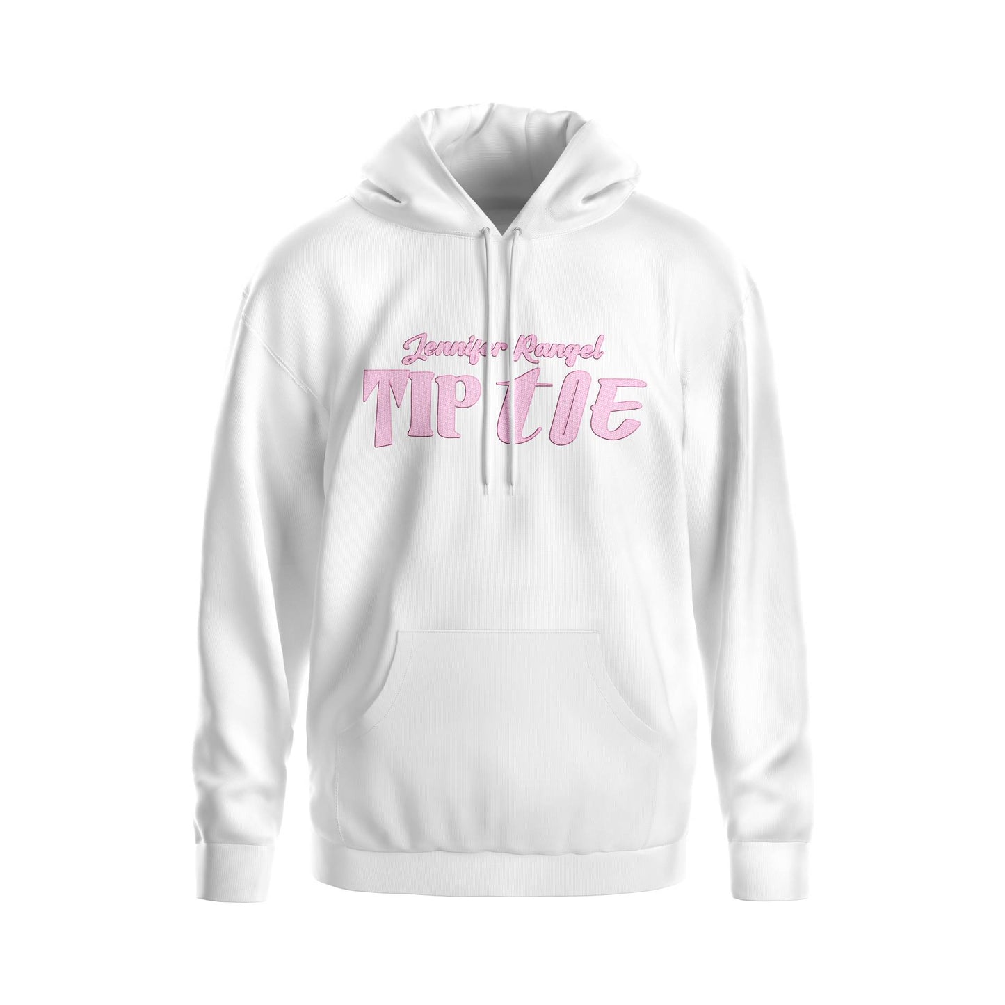 White Tip Toe Hoodie