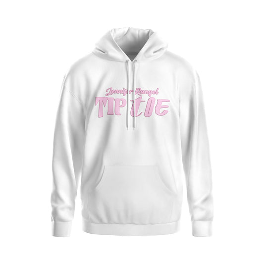 White Tip Toe Hoodie